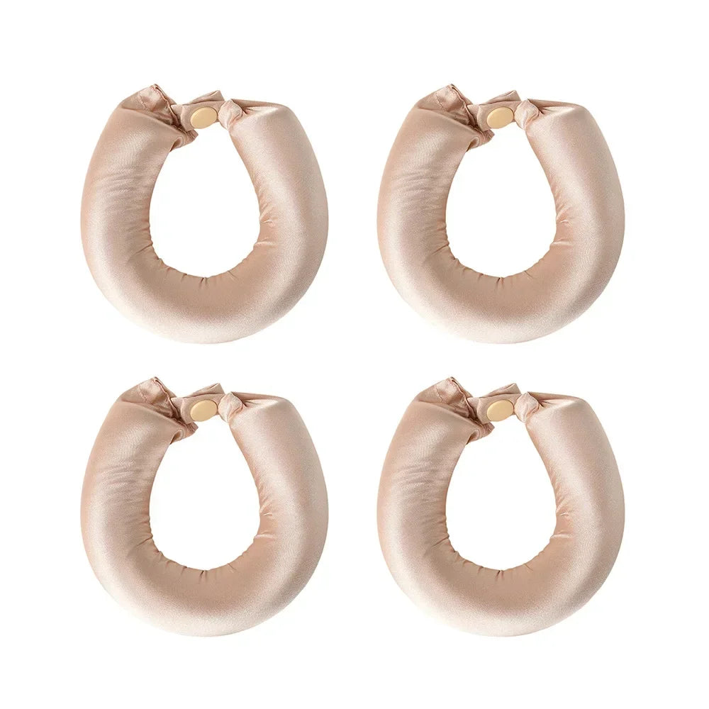 Heatless Hair Curlers Satin Curling Rod Headband No Heat Silk Curls Lazy Hair Rollers Soft Hair Curler to Sleep in Styling Tools